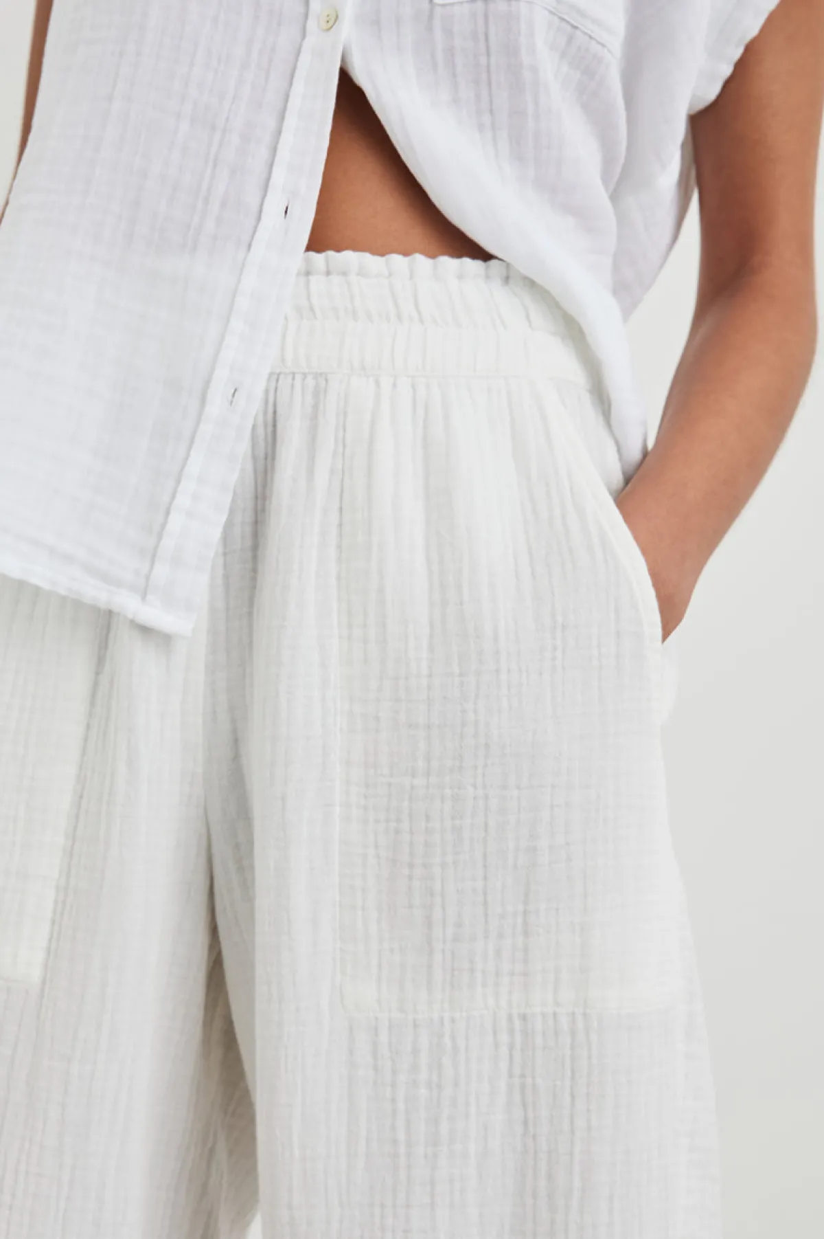 LEON PANT - WHITE|Rails New