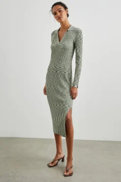 LUCIANA DRESS - MINT NAVY SPACE DYE|Rails Flash Sale