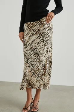 MAYA SKIRT - NEUTRAL IKAT|Rails Best