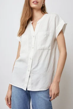 MEL SHIRT - WHITE|Rails New