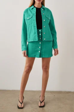 MULHOLLAND JACKET - EMERALD|Rails Discount