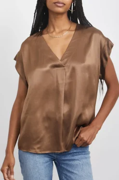 NALA TOP - PEAT MOSS|Rails Fashion