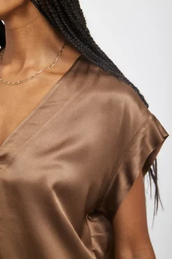 NALA TOP - PEAT MOSS|Rails Fashion
