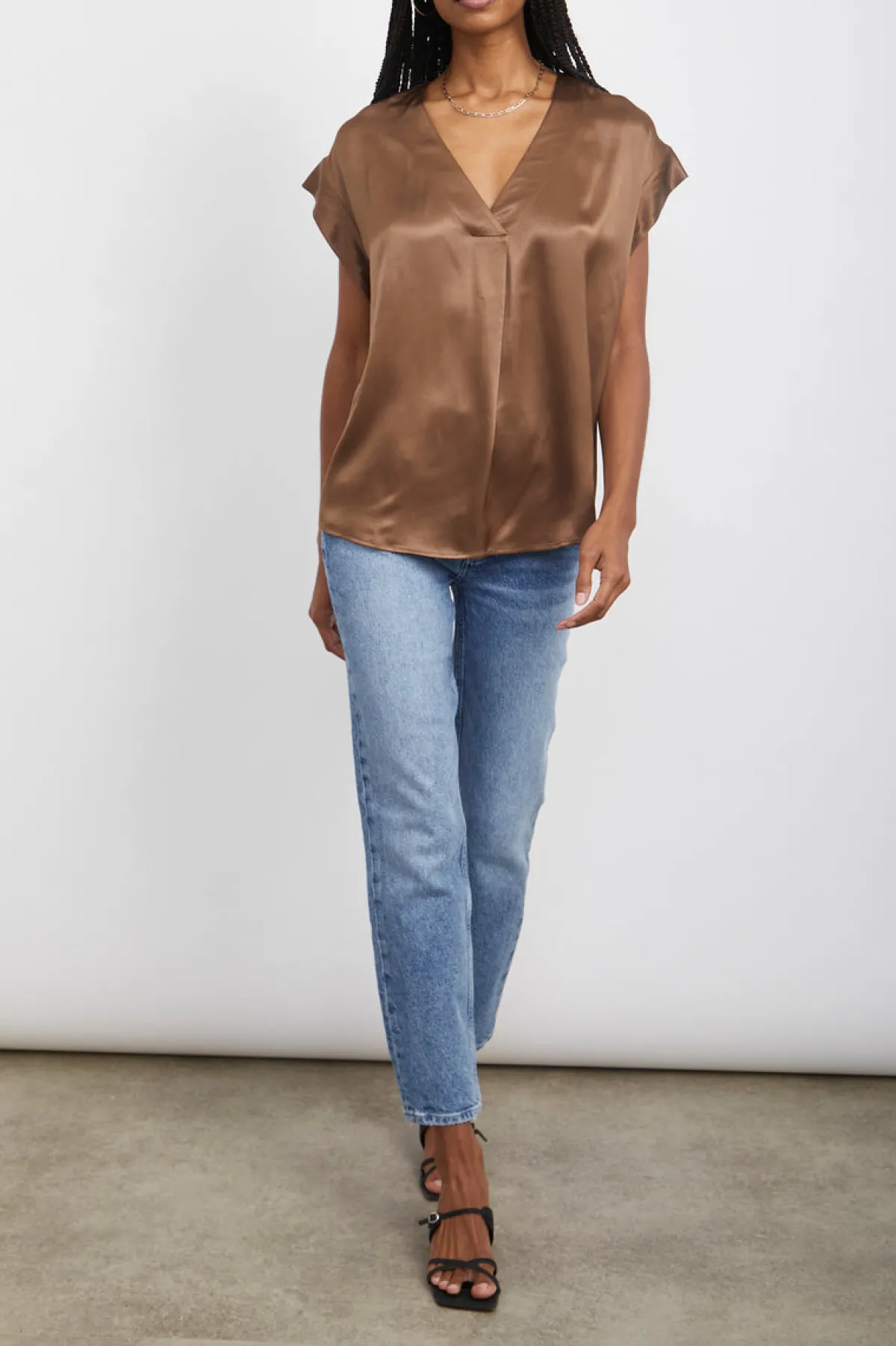 NALA TOP - PEAT MOSS|Rails Fashion