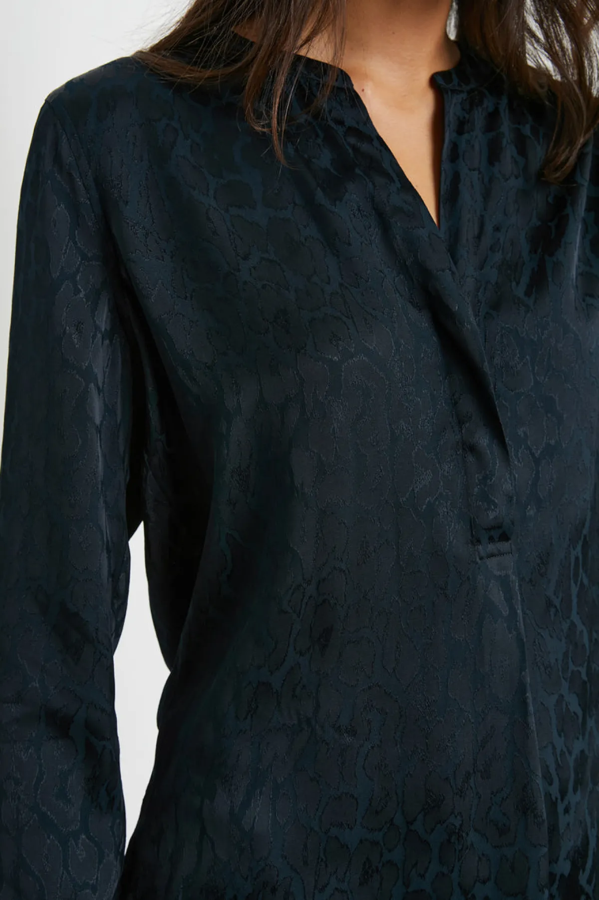 PEARL TOP - ONYX LEOPARD|Rails Discount