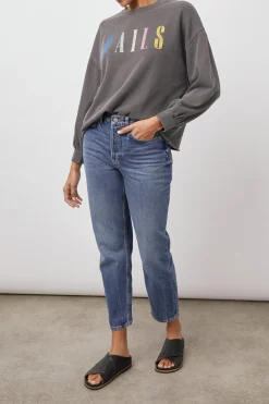 SIGNATURE SWEATSHIRT - VINTAGE BLACK|Rails Hot