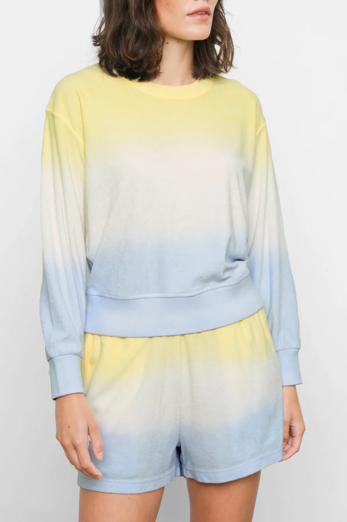 RAMONA & JANE SET - SKY BLUE DIP DYE|Rails Clearance