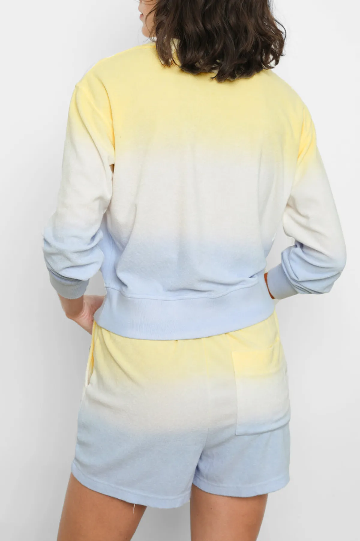 RAMONA & JANE SET - SKY BLUE DIP DYE|Rails Clearance