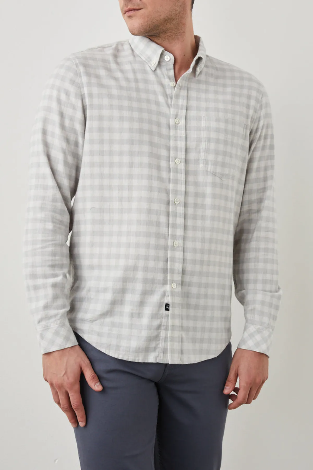 REID SHIRT - ALLOY WHITE MELANGE|Rails Best