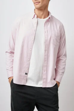 REID SHIRT - CORAL HEATHER OXFORD|Rails Cheap