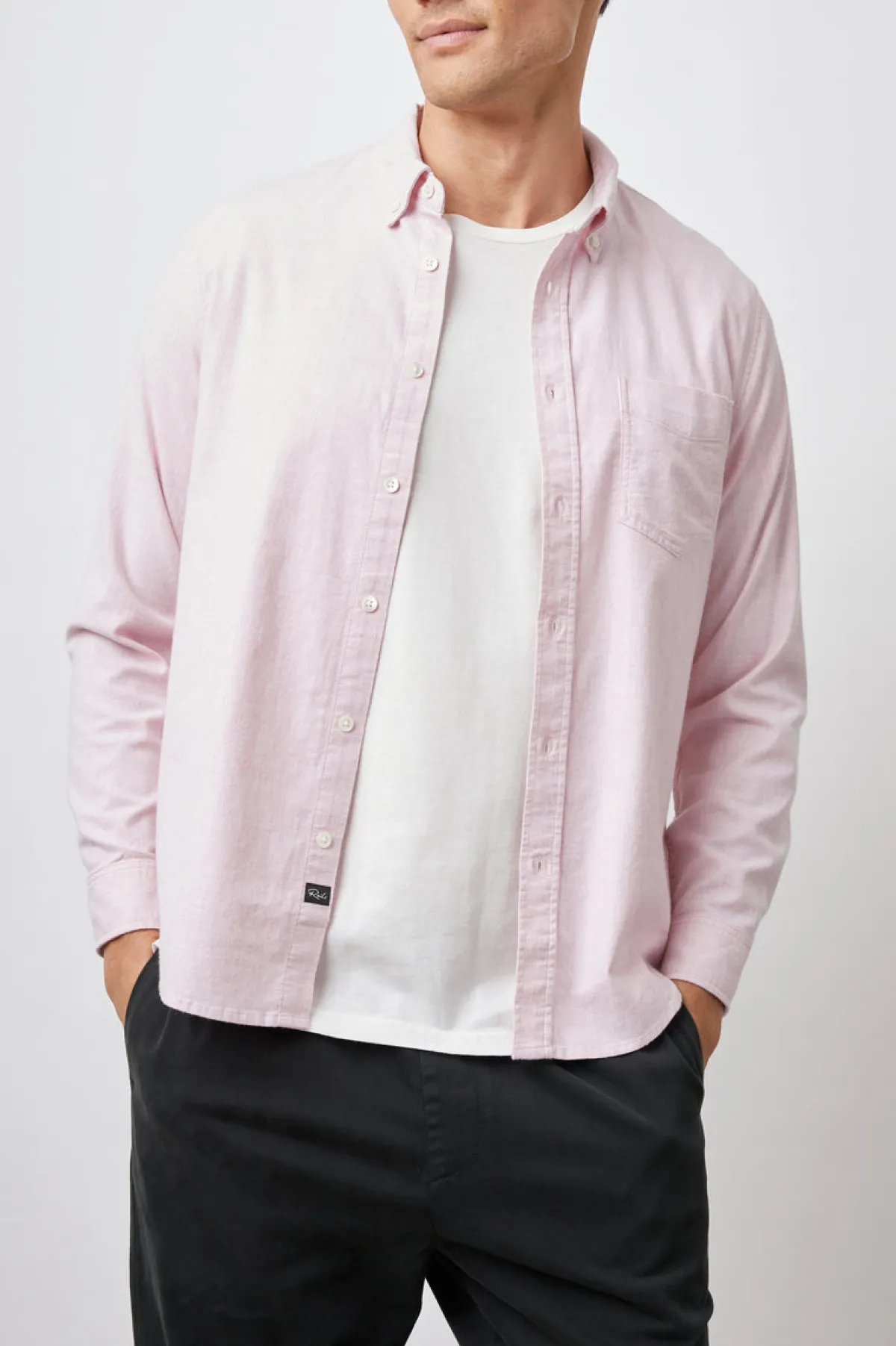 REID SHIRT - CORAL HEATHER OXFORD|Rails Cheap