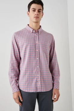 REID SHIRT - MELON DENIM MELANGE|Rails Fashion