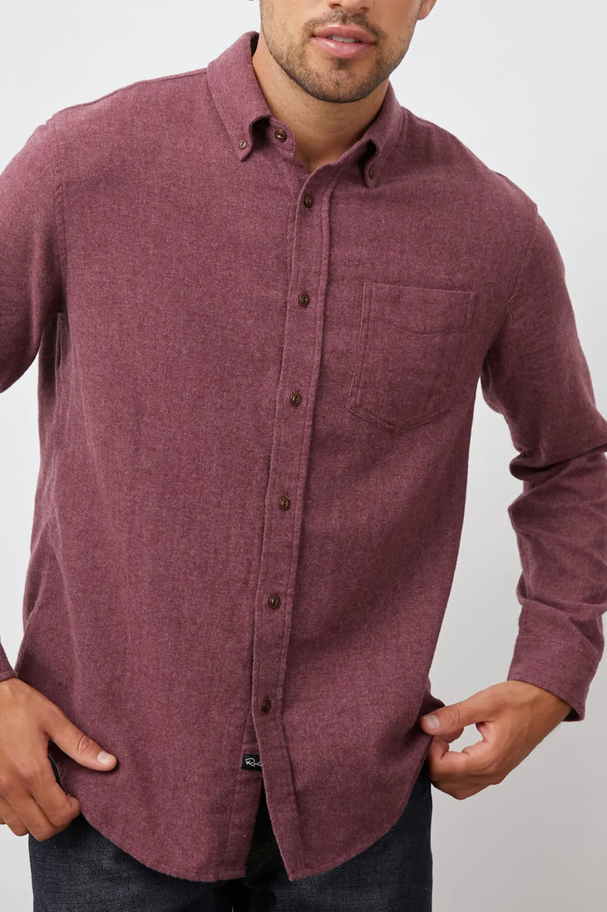 RUNSON SHIRT - CURRANT|Rails Outlet