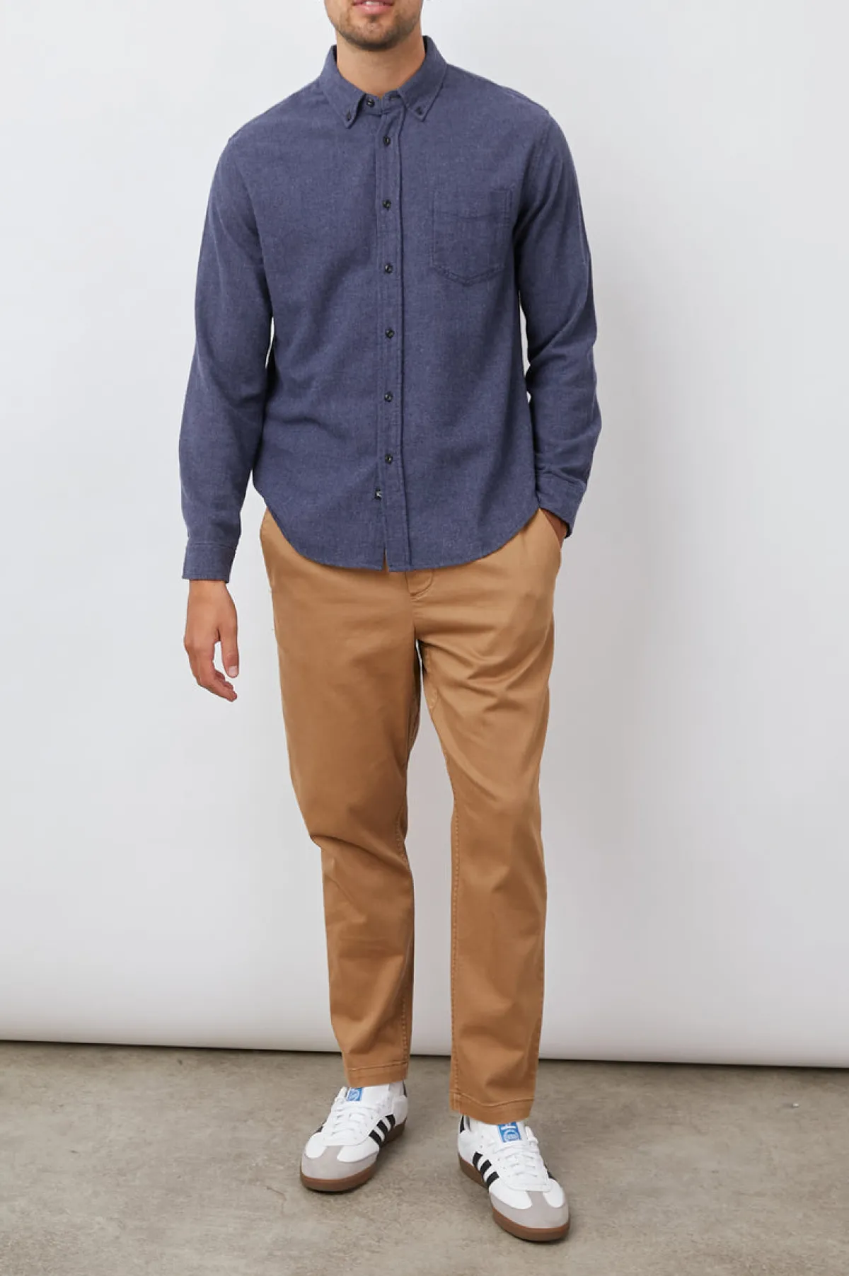 RUNSON SHIRT - HEATHER BLUE|Rails Shop