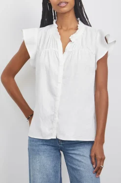 RUTHIE TOP - WHITE|Rails Outlet
