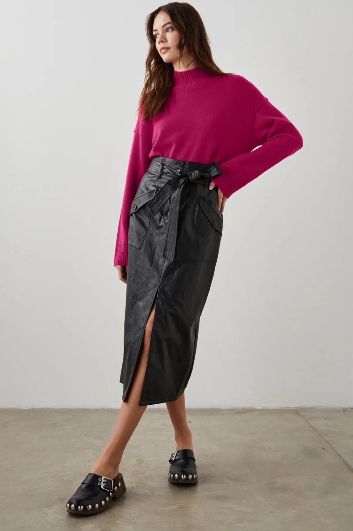 SASHA SWEATER - CERISE ROSE|Rails Shop