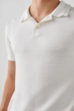 SHOREDITCH POLO SHIRT - WHITE|Rails Best