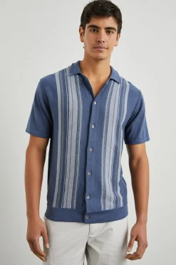 SILAS SHIRT - MARRAKESH BLUE MULTI|Rails Shop