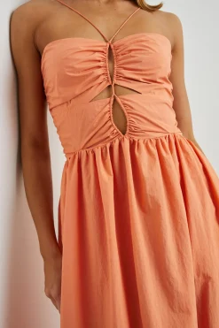 SILVIA DRESS - PAPAYA|Rails Discount