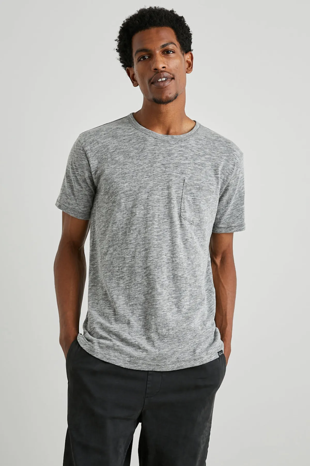 SKIPPER T-SHIRT - HEATHER GREY|Rails Flash Sale