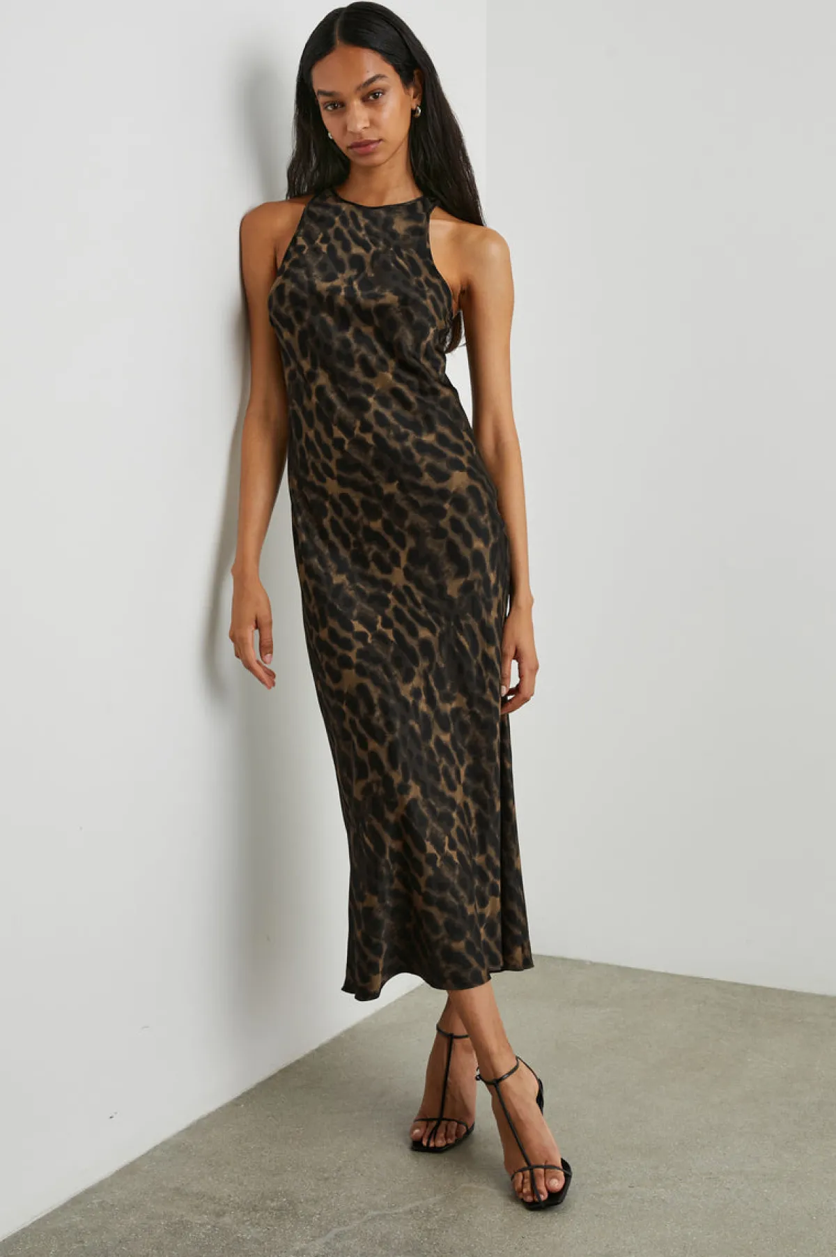 SOLENE DRESS - UMBER LEOPARD|Rails New