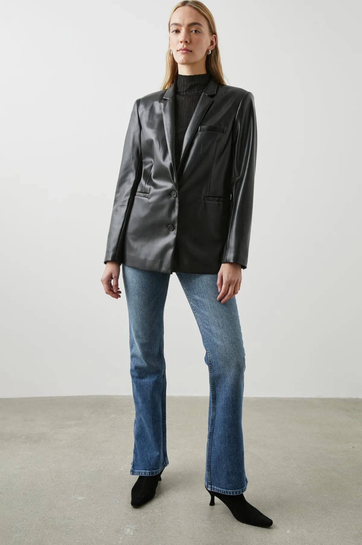 STANTON BLAZER - BLACK|Rails Store