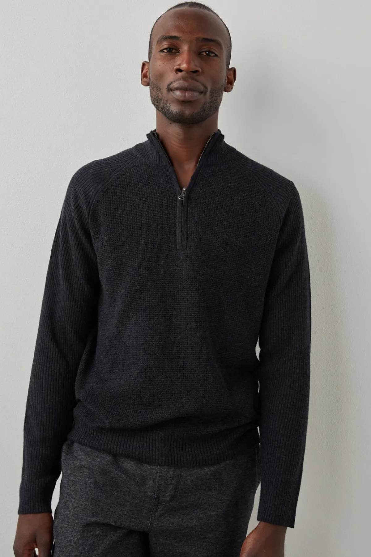 STARK QUARTER ZIP - CAST IRON|Rails Outlet