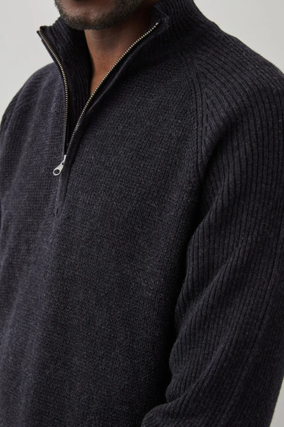 STARK QUARTER ZIP - CAST IRON|Rails Outlet