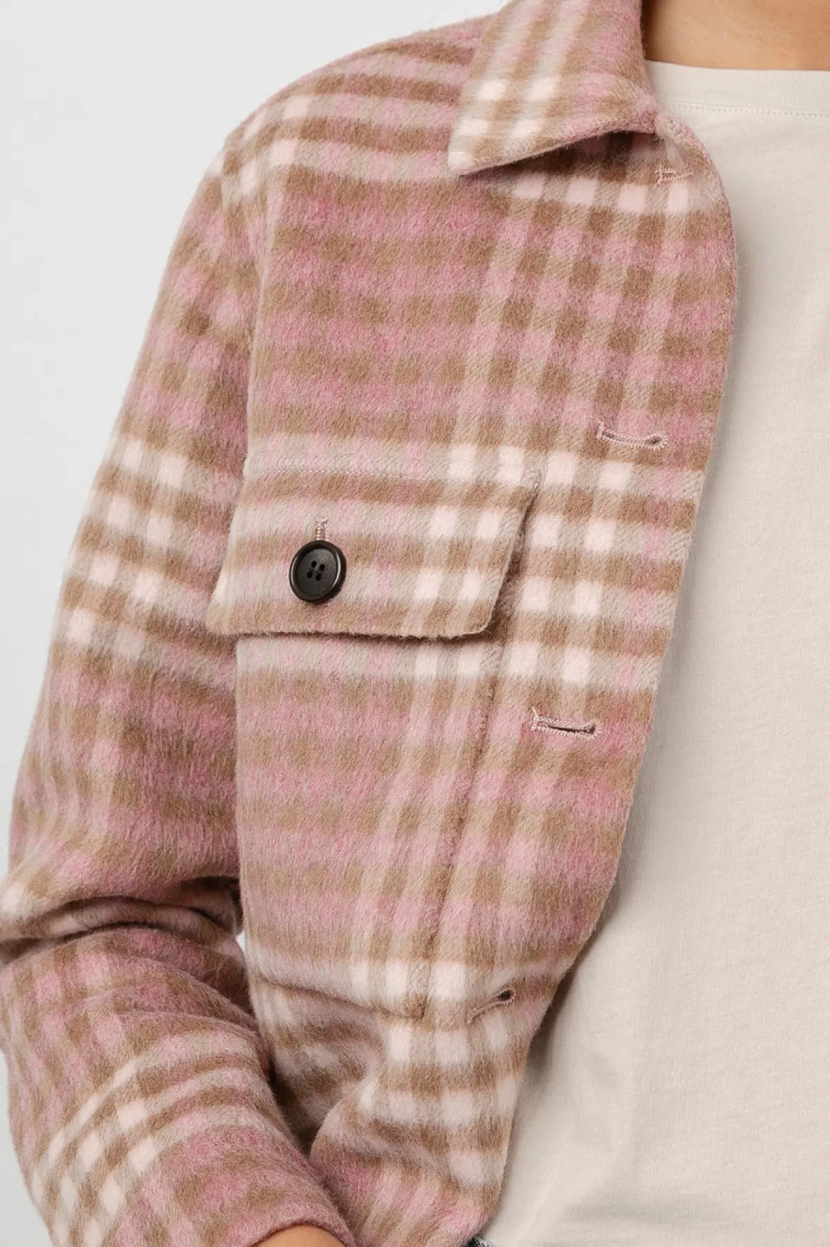 STEFFI JACKET - MAUVE IVORY SEPIA|Rails Best