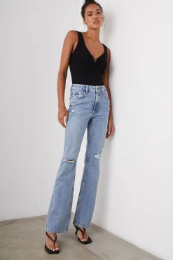 SUNSET SLIM FLARE - BLUEBELL DISTRESS|Rails Hot