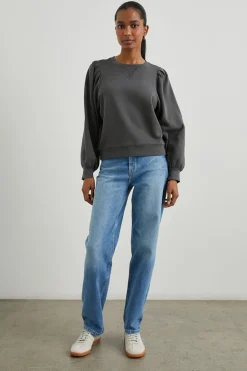 TIFFANY SWEATSHIRT - CHARCOAL|Rails Hot