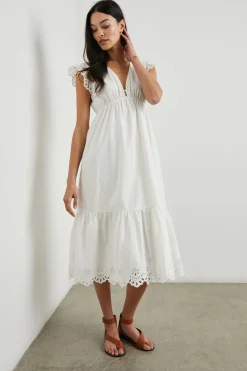 TINA DRESS - WHITE|Rails New