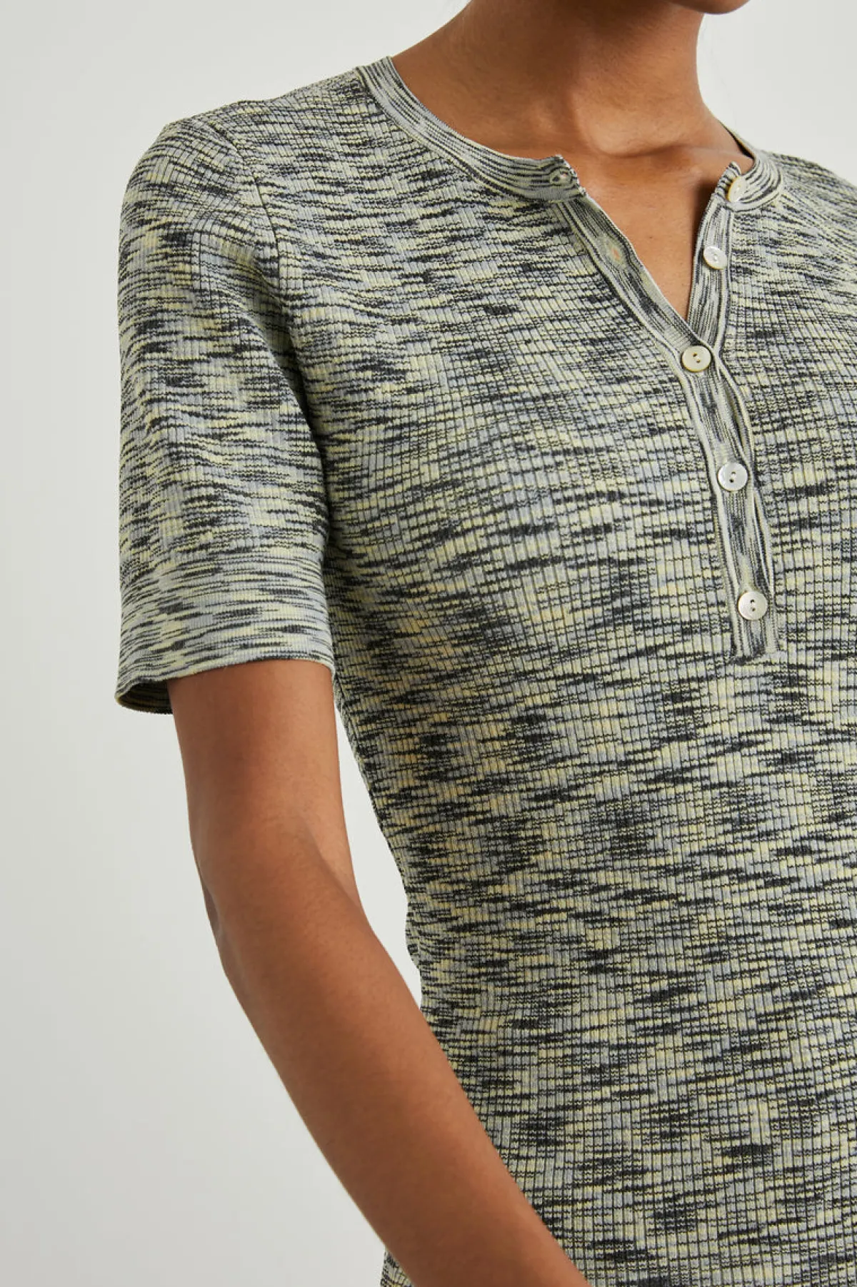 TONI TOP - MINT NAVY SPACE DYE|Rails Clearance