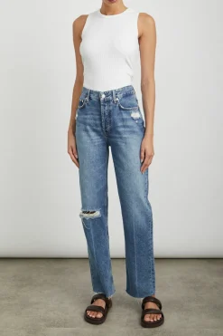 TOPANGA STRAIGHT - VINTAGE SAPPHIRE DISTRESS|Rails Store