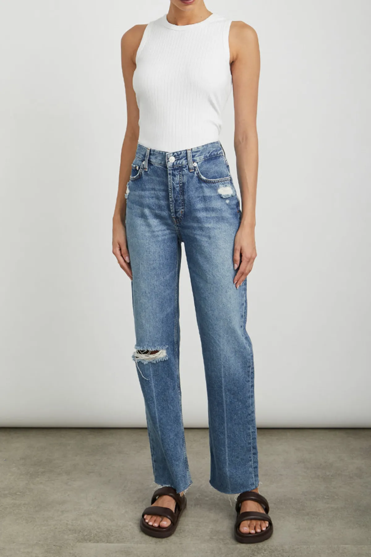 TOPANGA STRAIGHT - VINTAGE SAPPHIRE DISTRESS|Rails Store