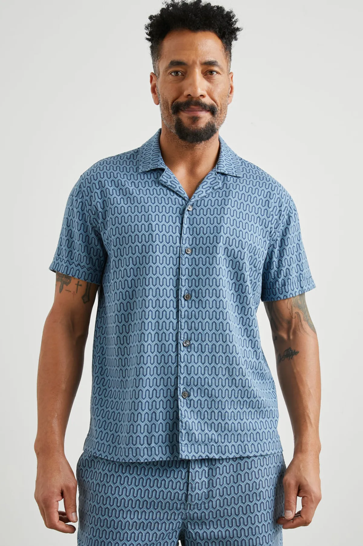 WAIMEA SHIRT - WISHBONE BLUES|Rails Discount