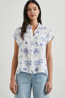 WHITNEY SHIRT - MYKONOS|Rails Online