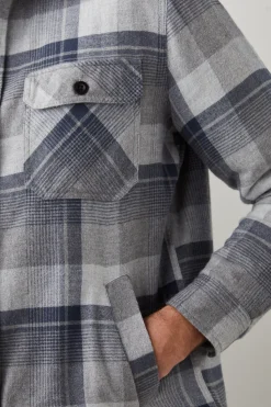 WORTHING JACKET - SLATE MIST HEATHER|Rails Best