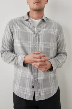 WYATT SHIRT - CASTLE GREY HEATHER|Rails Discount