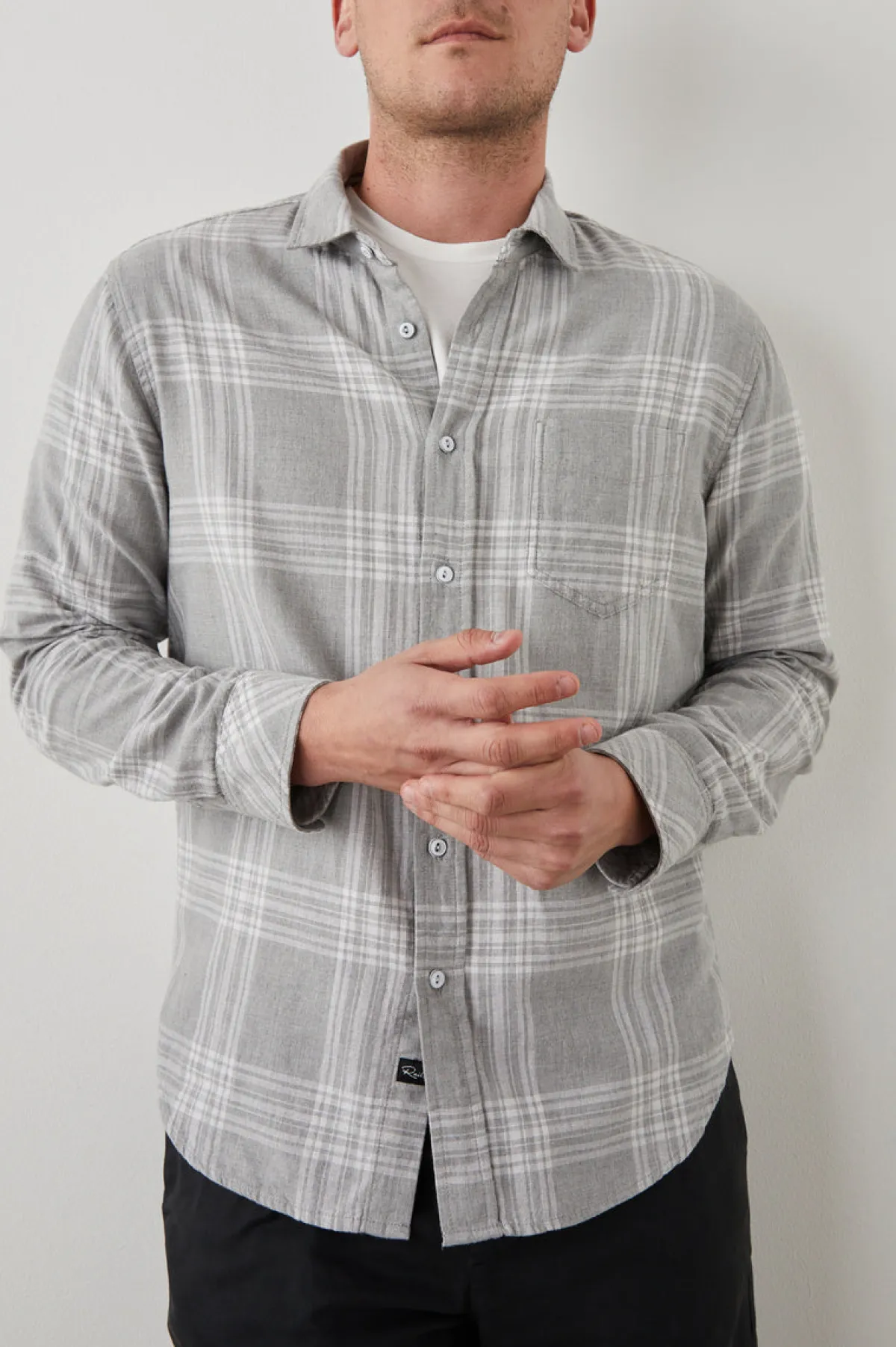WYATT SHIRT - CASTLE GREY HEATHER|Rails Discount