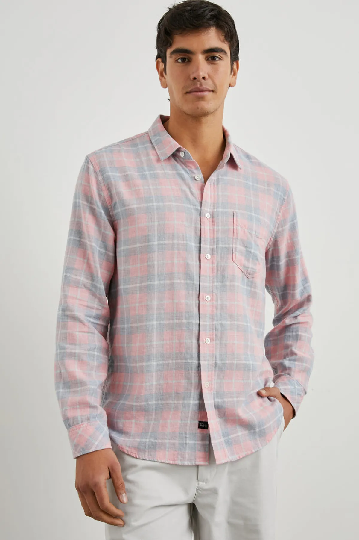 WYATT SHIRT - GUAVA SEA GLASS|Rails Clearance
