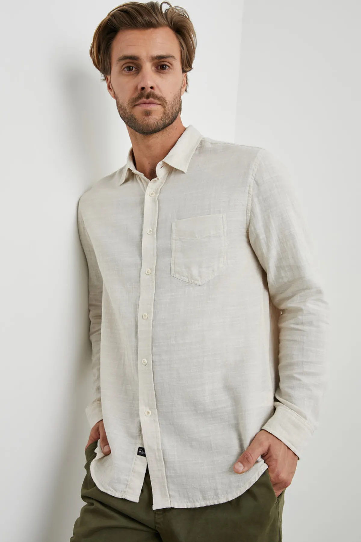 WYATT SHIRT - HUMMUS|Rails Clearance