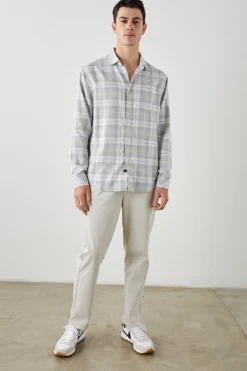 WYATT SHIRT - MIRROR CREAM MELANGE|Rails Sale