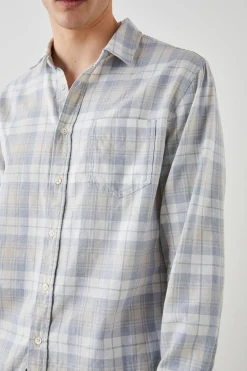 WYATT SHIRT - MIRROR CREAM MELANGE|Rails Sale